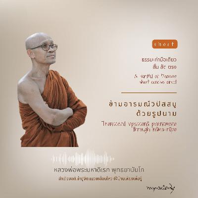 ข้ามอารมณ์วิปัสสนูด้วยรูปนาม Transcend vipassanā  phenomena  through nāma–rūpa