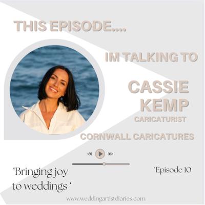 #10 I chat with Cassie Kemp, Cornwall Caricatures. Cassie is a great caricaturist artist for events