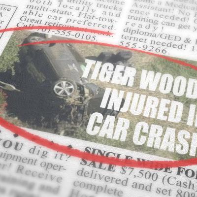 Tiger Woods injured in car crash | Just Frank And Killian