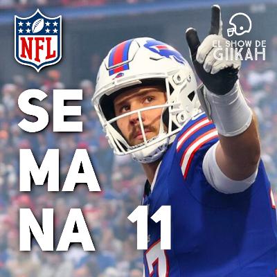 Semana 11 de la Temporada Regular NFL 2024 | El Show de Giikah - NFL desde la barra del bar