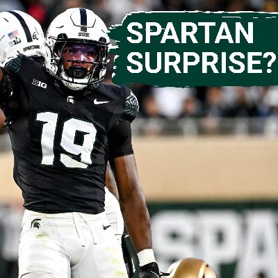 MSU football gets FIGHTING CHANCE vs. USC from run defense; Nick Marsh even better than advertised