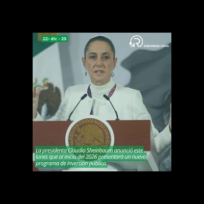 Noticias Lunes 22 de diciembre
