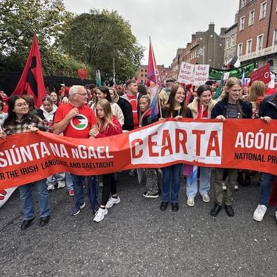 Cad é an scéal leis an nGaeilge?