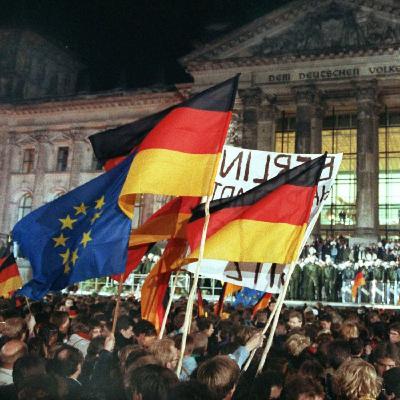 Eiropas Parlaments, Berlīnes mūra krišana un Vācijas atkalapvienošanās