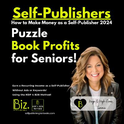 Puzzle Book Profits for Seniors! Self-publishers Make Money in 2024 with Branded Books For Business!