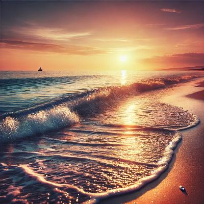 Serenidad de las olas: deja que tus preocupaciones se desvanezcan con el ritmo del océano