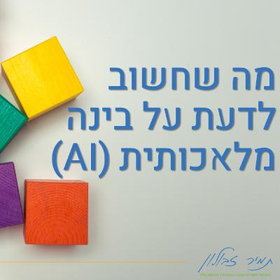 דברים שחשוב לדעת על בינה מלאכותית דברים שחשוב לדעת על בינה מלאכותית