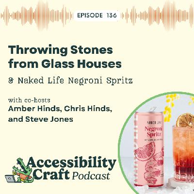 Throwing Stones from Glass Houses | Naked Life Negroni Spritz Non-Alcoholic Cocktail