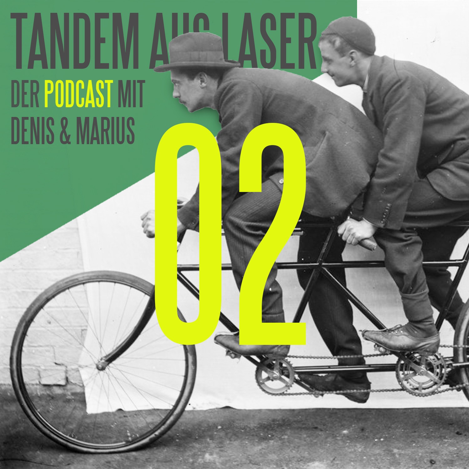 Tandem aus Laser