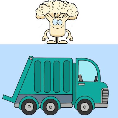 Le camion poubelle et le chou mènent l'enquête Le camion poubelle et le chou mènent l'enquête