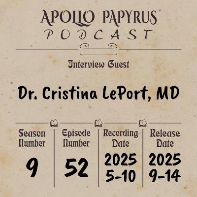 Medical Thriller Writing with Dr. Cristina LePort, MD Medical Thriller Writing with Dr. Cristina LePort, MD