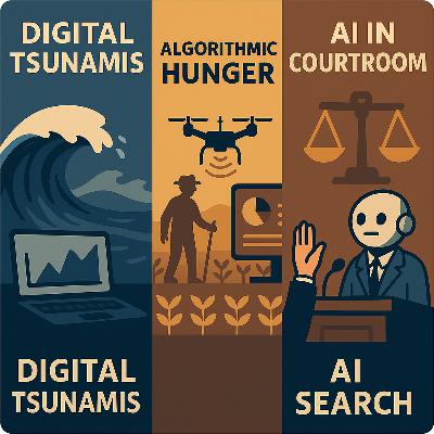 Digital Tsunamis, Algorithmic Hunger, and AI in the Courtroom — Episode 4 Digital Tsunamis, Algorithmic Hunger, and AI in the Courtroom — Episode 4