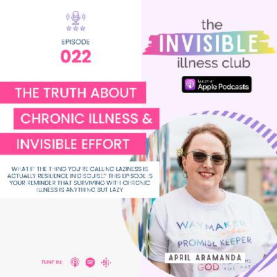 022 You’re Not Lazy: The Truth About Chronic Illness and Invisible Effort 022 You’re Not Lazy: The Truth About Chronic Illness and Invisible Effort