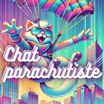 Chat parachutiste