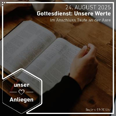 Abschluss der Serie Herzensanliegen / Unsere Werte