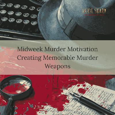 Episode 20: Midweek Murder Motivation: Creating Memorable Murder Weapons