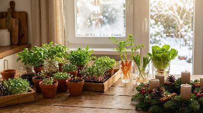 Wintergrün & Küchenmagie – wie aus Resten neues Leben wächst Wintergrün & Küchenmagie – wie aus Resten neues Leben wächst