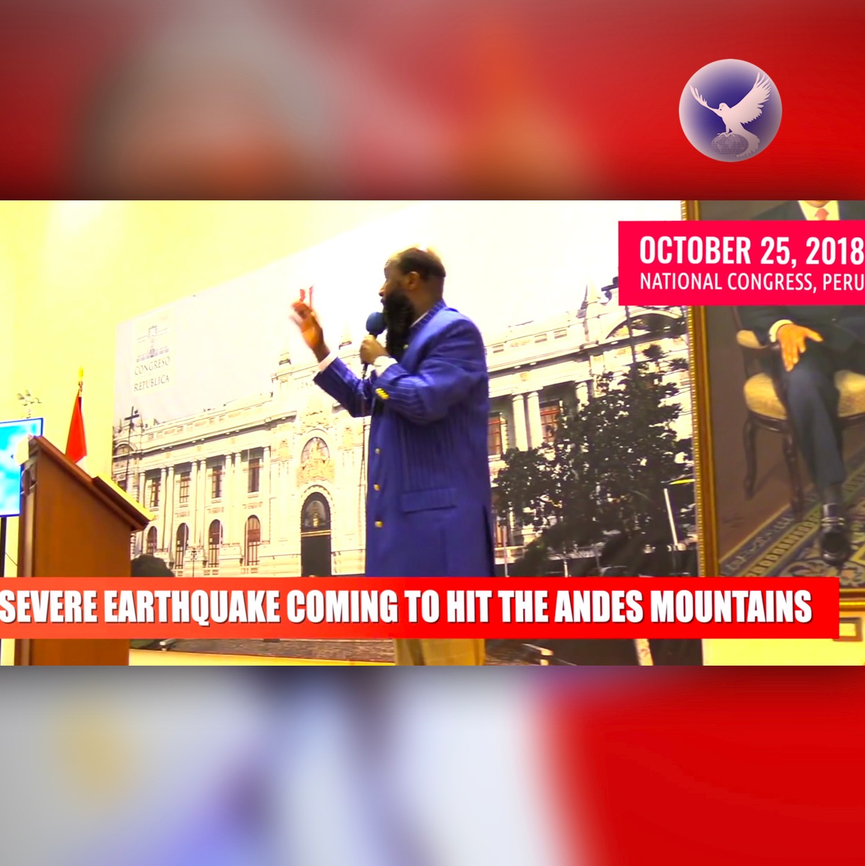 EPISODE 243 - 25OCT2018 - PROPHECY OF A SEVERE EARTHQUAKE COMING TO HIT THE ANDES MOUNTAINS - PROPHET DR. OWUOR episode artwork