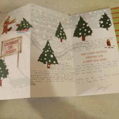 Christmas Card Caution Christmas Card Caution
