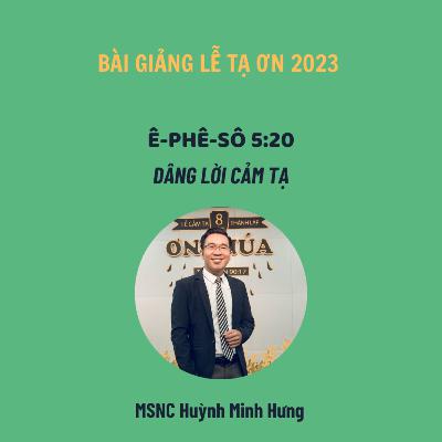 Bài giảng_Ê-phê-sô 5:20_#189