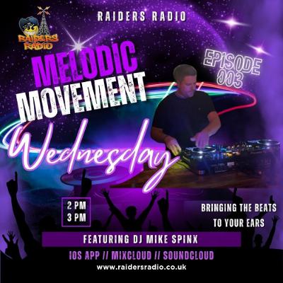 Mike Spinx Pres' Melodic Movement 003 - Raiders Radio 21-01-26 - Peak Time to Melodic Techno Mike Spinx Pres' Melodic Movement 003 - Raiders Radio 21-01-26 - Peak Time to Melodic Techno