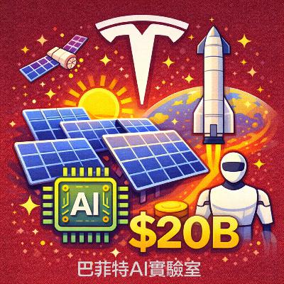 EP254 | 特斯拉的無限能源策略:從 100GW 太陽能到 SpaceX xAI 併購,揭秘特斯拉如何定義「物理 AI」霸權。 (說明欄中有連結) EP254 | 特斯拉的無限能源策略:從 100GW 太陽能到 SpaceX xAI 併購,揭秘特斯拉如何定義「物理 AI」霸權。 (說明欄中有連結)