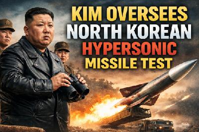 Kim Oversees North Korean Hypersonic Missile Test Kim Oversees North Korean Hypersonic Missile Test