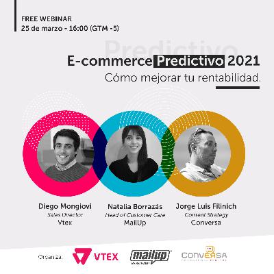 #EcomercePredictivo Mejora tu Tasa de Conversión y Retornos de Inversión con nueva tecnología #ConversaLive
