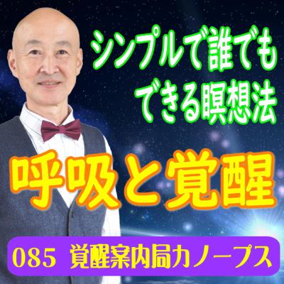 85.「呼吸と覚醒」シンプルで誰でもできる瞑想法　特別なことをしなくても誰でも目覚める時代に
