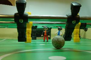 Playing Table Soccer