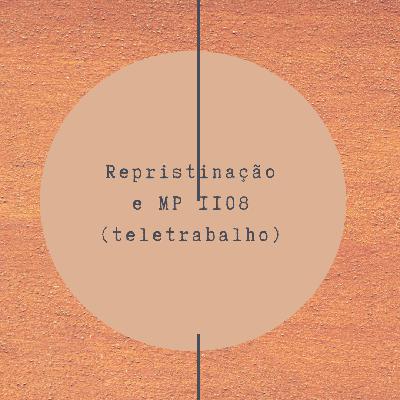 Repristinação e Segurança Jurídica Repristinação e Segurança Jurídica