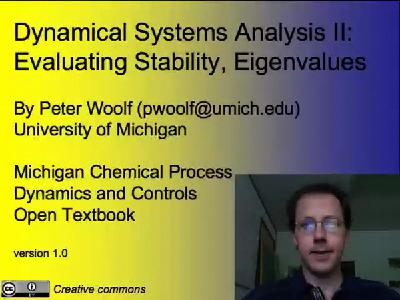15. Dynamical Systems Analysis II_Evaluating, Stability, Eigenvalues 15. Dynamical Systems Analysis II_Evaluating, Stability, Eigenvalues