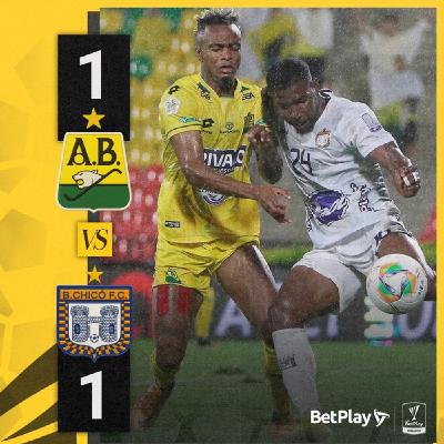 Corazón leopardo. Empate desalentador 1-1 en casa con Chicó.