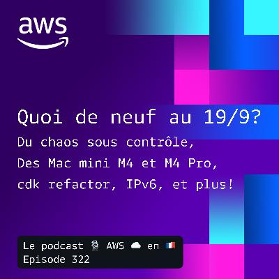 Les nouveautés AWS au 19 septembre