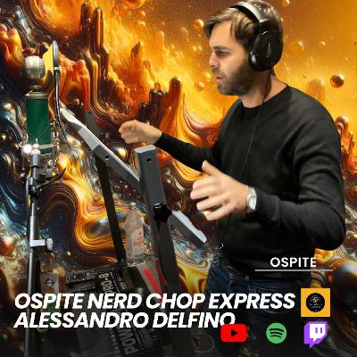 “Un delfino molto Nerd” Alessandro Delfino al Nerd Chop Express