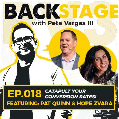 Catapult Your Conversion Rates | with Pat Quinn & Hope Zvara Ep.018 Catapult Your Conversion Rates | with Pat Quinn & Hope Zvara Ep.018