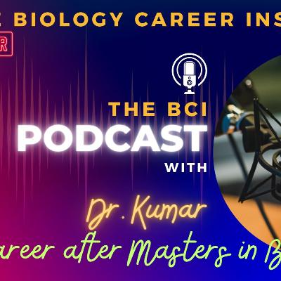 Careers after a Master's in Biology