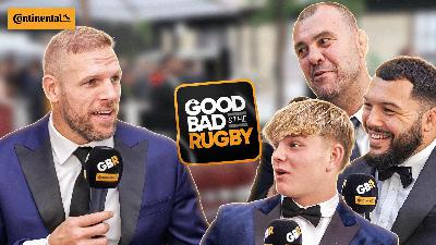 Henry Pollock, Ellis Genge & Michael Cheika Join Us At The Rugby Awards!