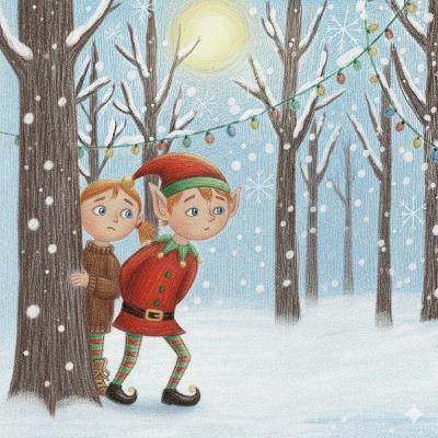 Das verschwundene Weihnachtsfest - Türchen 6: Rudi hinter'm Bücherregal Das verschwundene Weihnachtsfest - Türchen 6: Rudi hinter'm Bücherregal