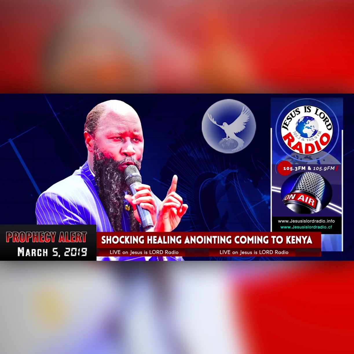 EPISODE 341 - 05MAR2019 - PROPHECY OF A SHOCKING HEALING ANOINTING COMING TO KENYA - PROPHET DR. OWUOR episode artwork