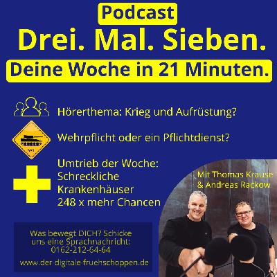 Krieg und Rüstung? - Wehrpflicht vs. Pflichtdienst?- Schreckliche Krankenhäuser - 248 Chancen