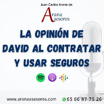 Qué opina David al contratar y usar seguros con Juan Carlos Arana Agente de Seguros de Arana Asesores