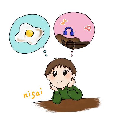 目玉焼きソング/nisai イラスト:Koron from Radiotalk 目玉焼きソング/nisai イラスト:Koron from Radiotalk