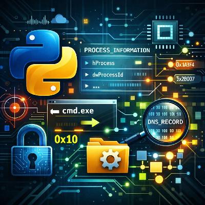 Course 25 - API Python Hacking | Episode 4: Structures, Process Spawning, and Undocumented Calls Course 25 - API Python Hacking | Episode 4: Structures, Process Spawning, and Undocumented Calls