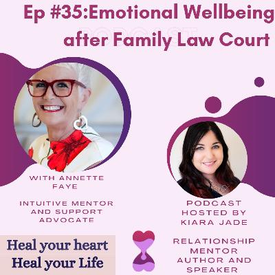 Ep #35: Emotional Wellbeing after Family Law Court with Annette Faye