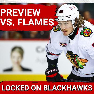 PREVIEW: Blackhawks Continue Homestand vs. Flames | Connor Bedard Stats Through 18 Games