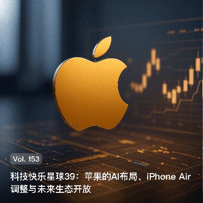 Vol. 153 科技快乐星球39：苹果的AI布局、iPhone Air调整与未来生态开放