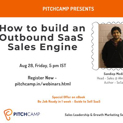 How to build an Outbound SaaS Sales Engine - Sandiep Medisetti, Head of Sales @ Almabase Inc How to build an Outbound SaaS Sales Engine - Sandiep Medisetti, Head of Sales @ Almabase Inc