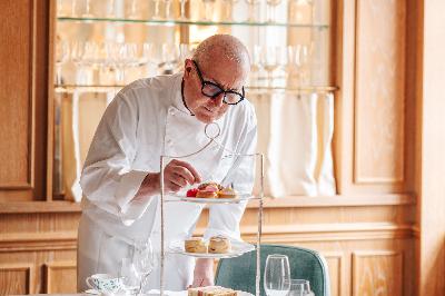 With Roger Pizey, Head of Pastry at Fortnum and Mason