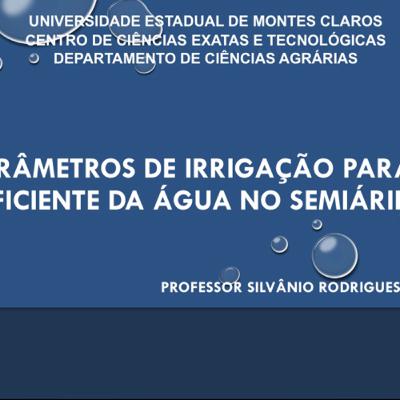 LIVE: Eficiência do uso da água na produção animal e vegetal
